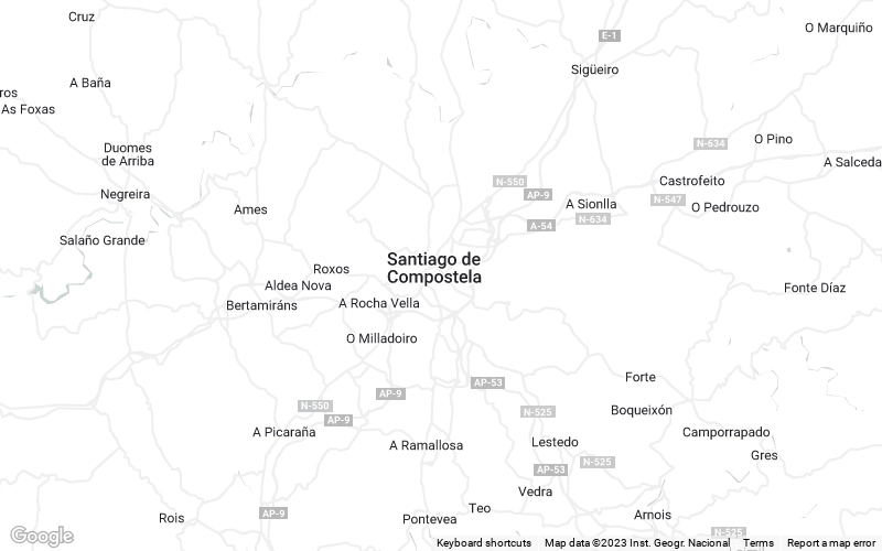Mapa de Galicia